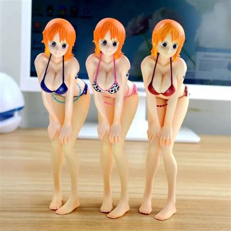 Buy New Anime One Piece Action Figure Nami 12cm Swimsuit Bikini Sexy Nami Pvc