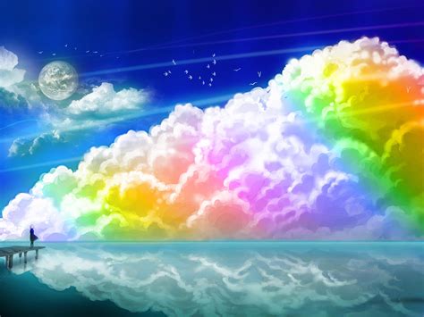Rainbow Clouds Wallpapers Hd Desktop And Mobile Backgrounds