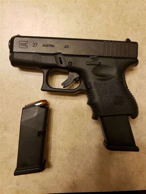 Glock 27 With Extended 15 Mag Rguns