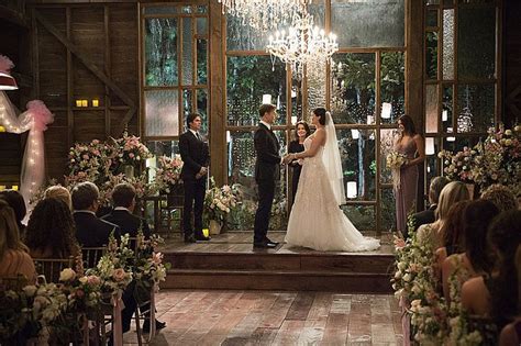 The Vampire Diaries Alaric And Jos Wedding Pictures Are Too Gorgeous