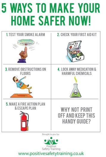5 Ways To Make Your Home Safer Safety Tips Safety And First Aid