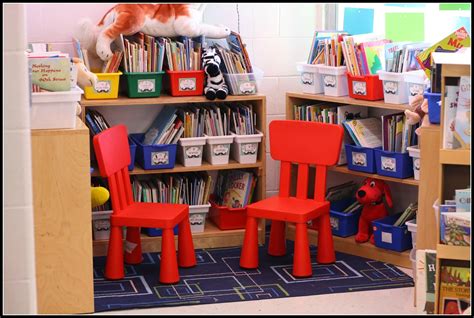 Kindergarten Classroom Library Success Organized Classroom