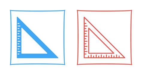 Set Square Vector Icon 24795742 Vector Art At Vecteezy