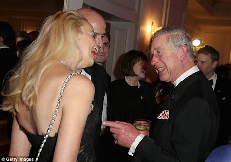 Prince Charles Blushes As He Greets Beautiful Joanna Lumley At Star