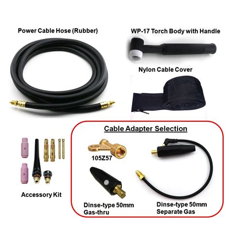 Wp Ft Air Cooled Tig Welding Torch Complete Package