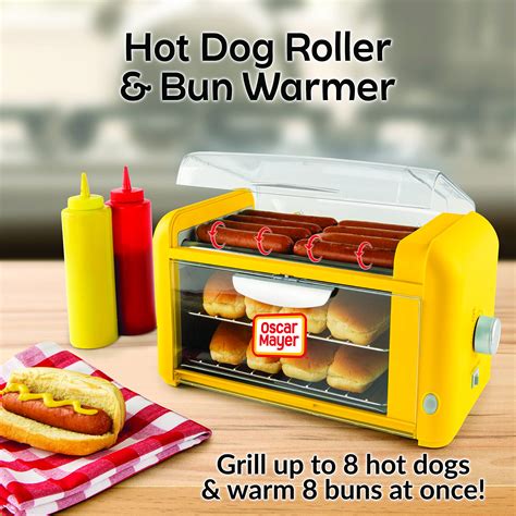 Oscar Mayer Extra Large 8 Hot Dog Roller And 8 Bun Toaster Oven