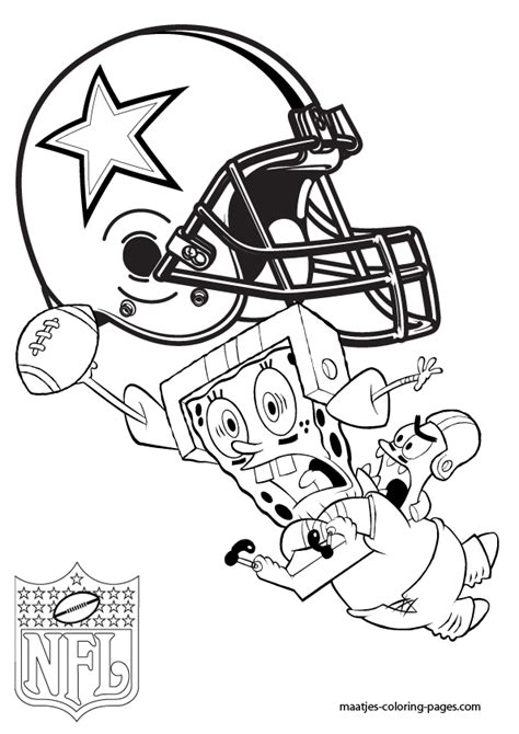 Cowboys Football Coloring Pages Coloring Home