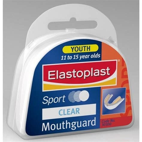 You can also brush them with a toothbrush and toothpaste, rinsing them in lukewarm water when you're done. Elastoplast Mouth Guard Youth Clear