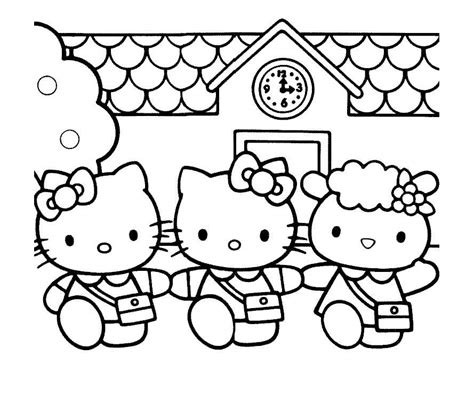 Siluetas De Hello Kitty Para Dibujar Para Los Peques Dibujos Para
