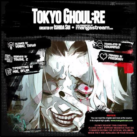 Tokyo Ghoulre Chapter 116 A Dream From Somewhen Tokyo Ghoul Manga