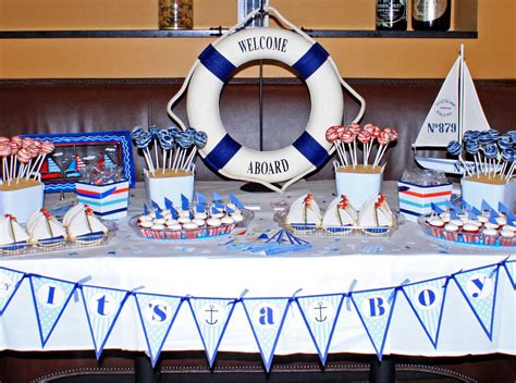 33 Unique Nautical Baby Shower Ideas Table Decorating Ideas