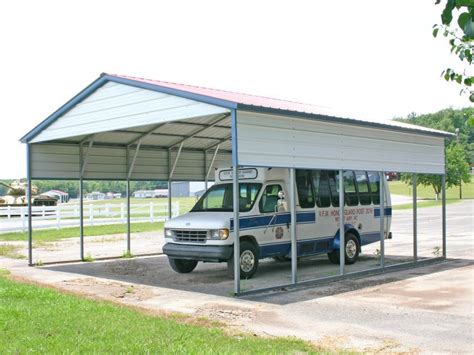 Customize and order your metal rv carport online at the lowest deposit. Carport | Vertical Roof | 22W x 26L x 9H