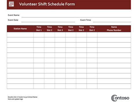Hourly Schedule Template Free Word Templates