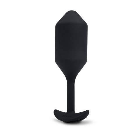 Buy The Vibrating Snug Plug 10 Function Weighted Xl Extra Large Silicone Butt Plug In Black