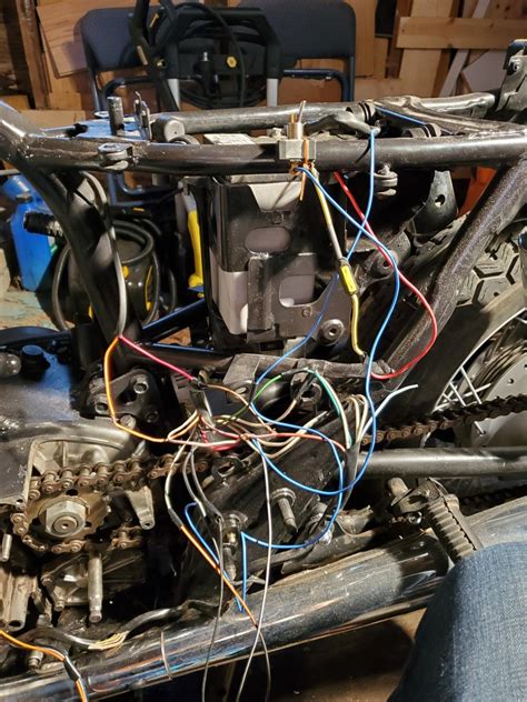 The pamco ignition system installed, sans the rotor, on the left side. Ignition system wiring | Yamaha XS650 Forum