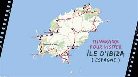 Itinéraire Guidé Et Parcours Numéroté Pour Visiter Lîle Dibiza