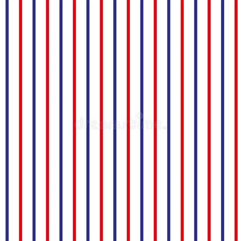Stripe Seamless Pattern With Redblue And White Vertical Parallel