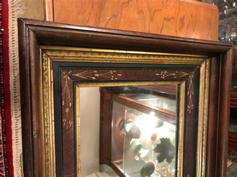 Antique Eastlake Wood Framed Mirror Large 19 X Etsy