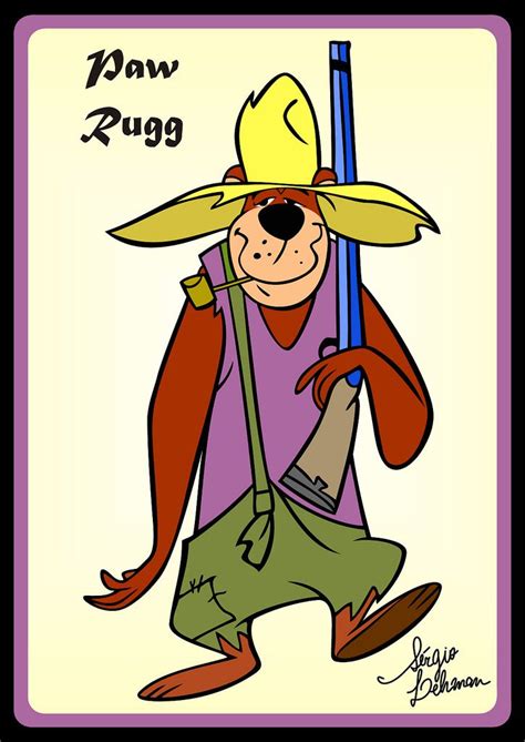 Paw Rugg Hillbilly Bears Old Cartoon Characters Retro Cartoons