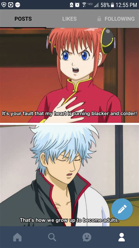You can choose the most popular free gintama quotes gifs to your phone or computer. One of the best quotes in Gintama fo sho : Gintama