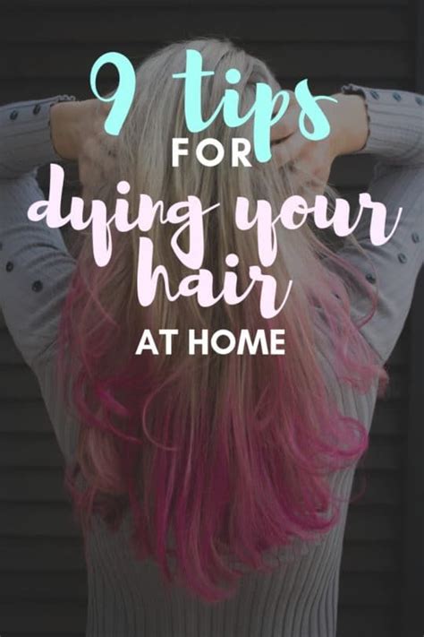 how to dye your hair at home in 9 steps blush and pearls in 2020 dying your hair dying hair