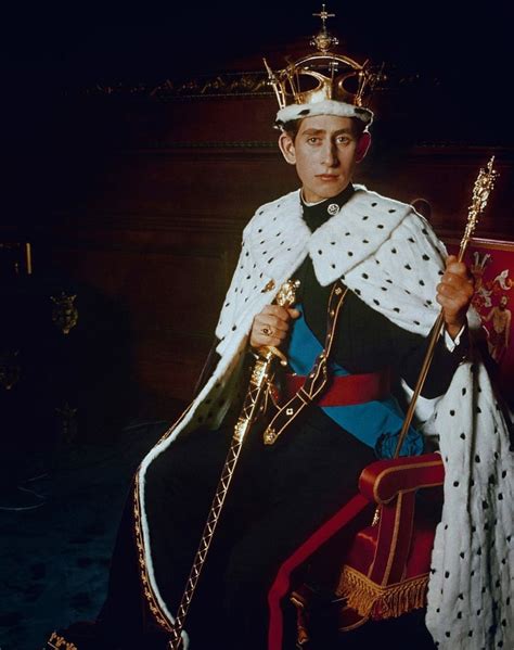 At The Age Of 21 Prince Charles Posed For A Portrait Following His