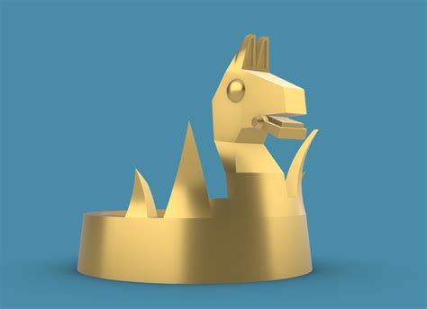 Stl File Fortnite Victory Crown Life Size ️・3d Printing Template To