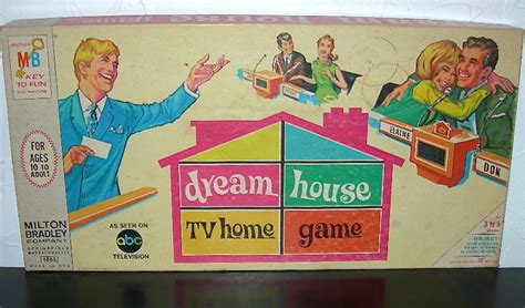 Milton Bradley 1968 Dream House Tv Home Game Nvision Cincinnati