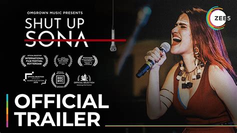 Shut Up Sona Official Trailer Sona Mohapatra World Digital Premiere Premieres July 1