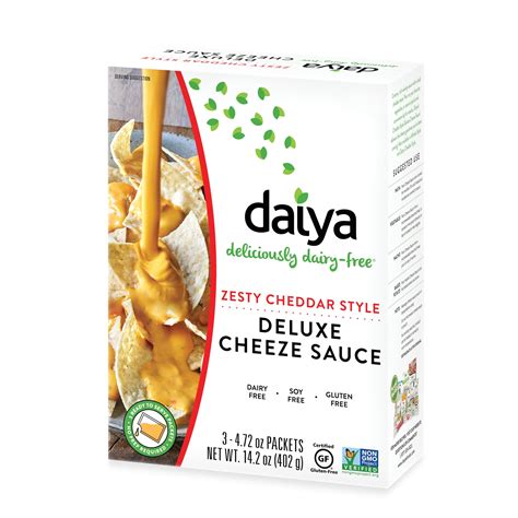 Buy Daiya Zesty Cheddar Vegan Cheese Sauce Dairy Free Vegan Queso Dip Pack Of 1 Online At