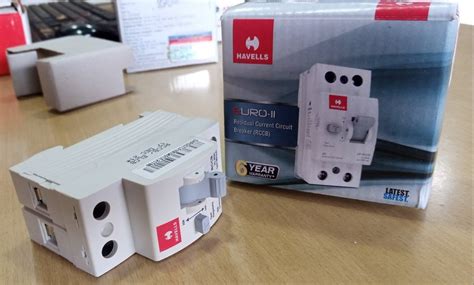 Double Pole Havells Elcb Rccb 240v 40a At Rs 2100piece In Coimbatore