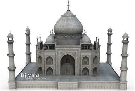 Taj Mahal 3d Max In 2020 Taj Mahal 3d Model Architect