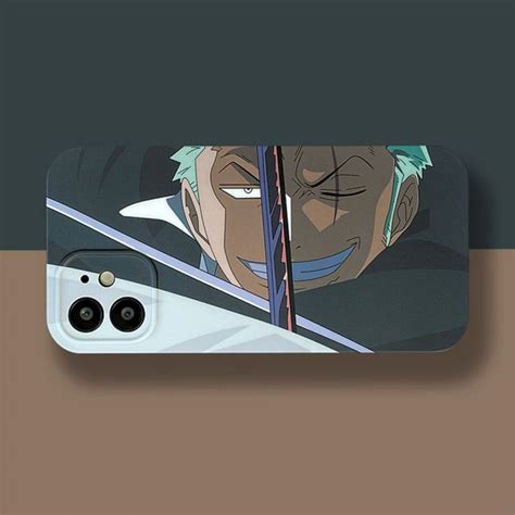 Anime One Piece Zoro Tempered Glass Iphone Case