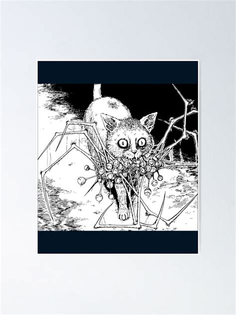 Soichis Beloved Pet Junji Ito Poster By Bilardidanielle Redbubble