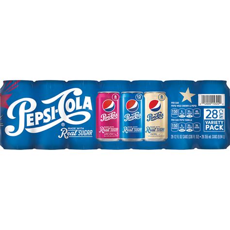 Pepsi Real Sugar Cola Variety Pack Gotoliquorstore
