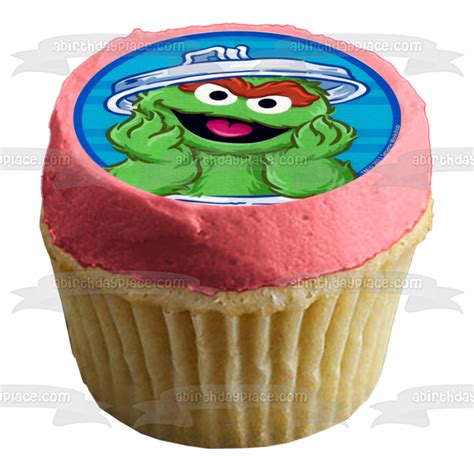 Sesame Street Elmo Cookie Monster Bert Ernie And Oscar Edible Cupcake A Birthday Place
