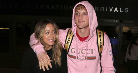 Chloe Bennet And Logan Paul Couple Up After Arriving In La Chloe Bennet