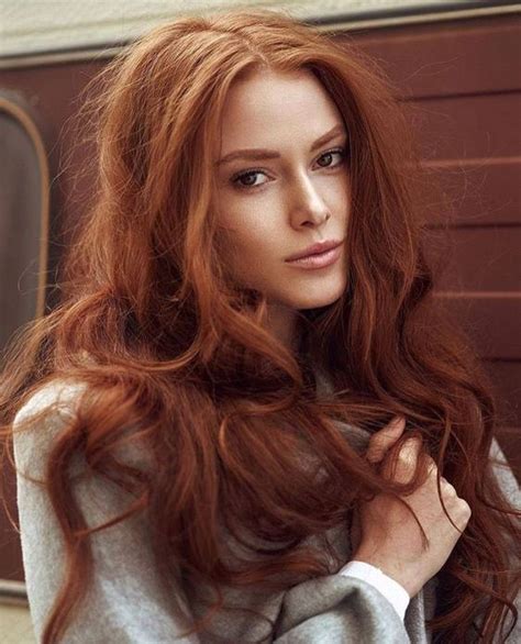 Natural Red Hair Long Red Hair Red Hair With Brown Eyes Natural