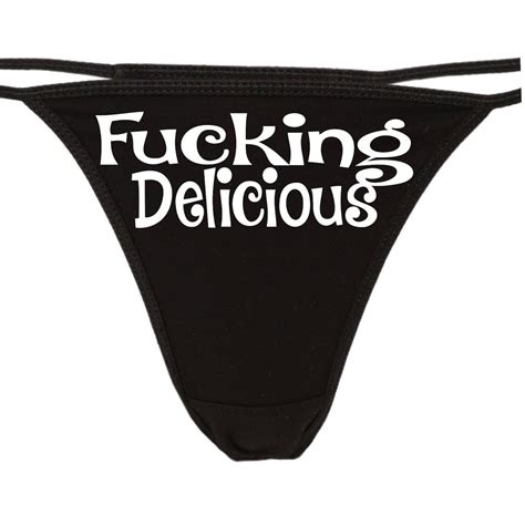 Fcking Delicious All You Can Eat Thong Underwear Panties Show Etsy Canada