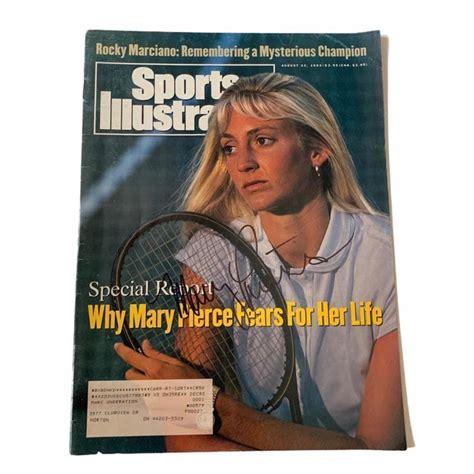 At Auction Mary Pierce Signed 1993 Sports Illustrated Magazine Certified
