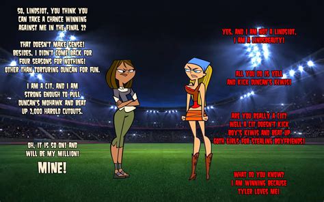 A Quick Skit I Made Of Courtney And Lindsay In The F2 Rtotaldrama