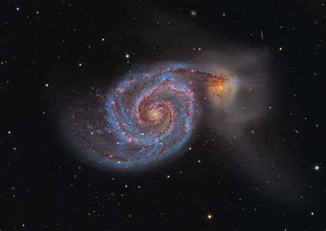 Apod 2015 May 2 M51 The Whirlpool Galaxy