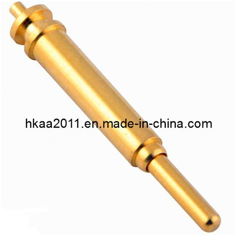 Custom Brass Gold Plated Pogo Pin Connector Test Pogo Pin Spring
