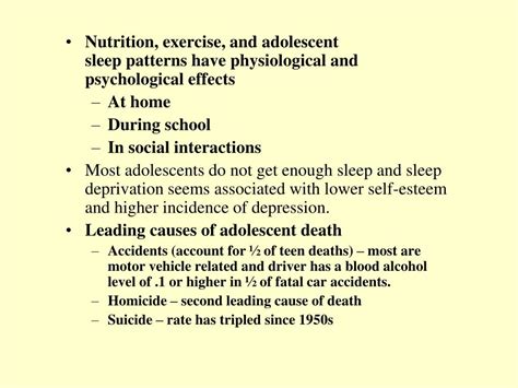 Ppt Life Span Development Chapter 11 Physical And Cognitive Development In Adolescence