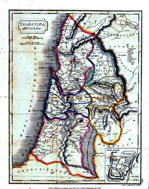 Maps 12 Tribes Of Israel