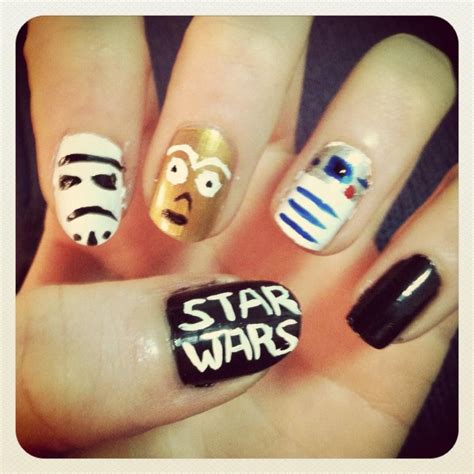 Star Wars Nail Art Star Wars Nails How To Do Nails Disney Nails