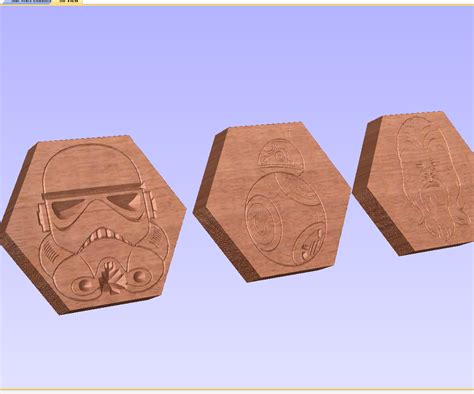 CNC Star Wars Coasters - Instructables