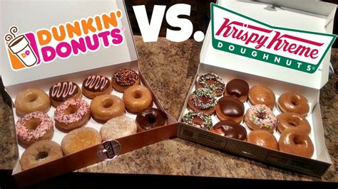 Dunkin Donuts Vs Krispy Kreme Youtube