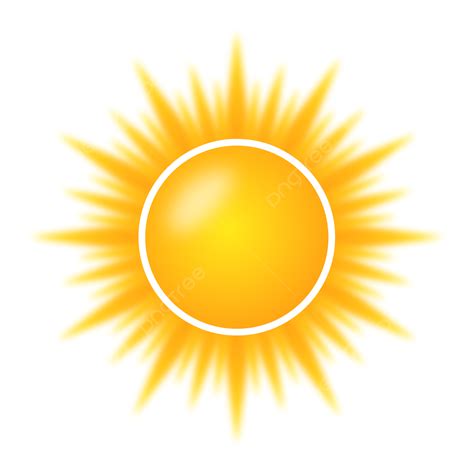 желтое солнце клипарт векторная иллюстрация Png солнце день погода