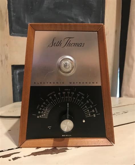 Vintage Electronic Metronome By Seth Thomas Still In Working Etsy